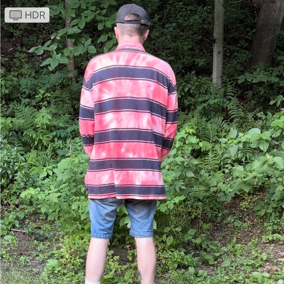 Tommy hilfigher tie-dye long sleeve polo - Picture 2 of 3